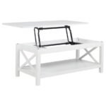 SKYVIEW 2-PIECE RECTANGULAR LIFT TOP COFFEE TABLE SET WHITE - Image 10