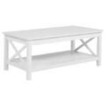 SKYVIEW 3-PIECE RECTANGULAR LIFT TOP COFFEE TABLE SET WHITE - Image 7