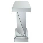 AMORE MIRRORED ACRYLIC ENTRYWAY SOFA CONSOLE TABLE SILVER - Image 5
