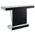 AMORE MIRRORED ACRYLIC ENTRYWAY SOFA CONSOLE TABLE SILVER - Image 6