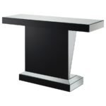 AMORE MIRRORED ACRYLIC ENTRYWAY SOFA CONSOLE TABLE SILVER - Image 7