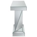 AMORE MIRRORED ACRYLIC ENTRYWAY SOFA CONSOLE TABLE SILVER - Image 8