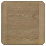 ADINA SQUARE WOOD SIDE END TABLE DISTRESSED LIGHT BROWN - Image 6