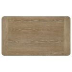 ADINA 2-PIECE WOOD COFFEE TABLE SET DISTRESSED LIGHT BROWN - Image 10