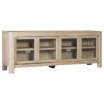 SOLANO 71-INCH 2-DOOR TV STAND MEDIA CONSOLE WEATHERED MANGO