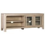 SOLANO 71-INCH 2-DOOR TV STAND MEDIA CONSOLE WEATHERED MANGO - Image 4