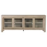 SOLANO 71-INCH 2-DOOR TV STAND MEDIA CONSOLE WEATHERED MANGO - Image 5