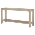 SOLANO 64-INCH ENTRYWAY CONSOLE SOFA TABLE WEATHERED MANGO - Image 5