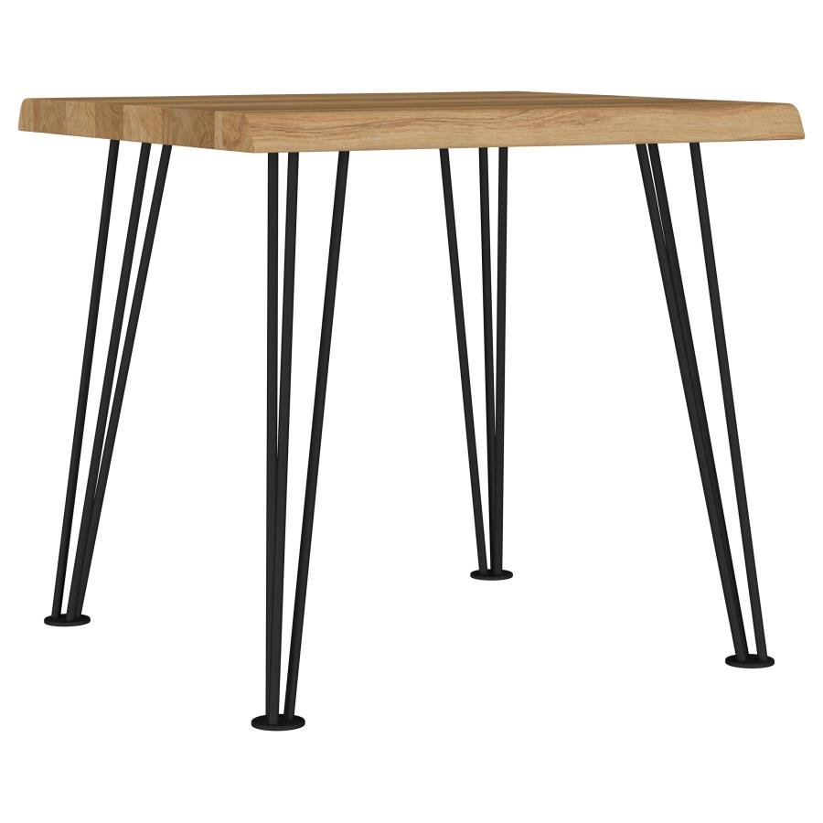 723497_02x900.jpg ZANDER SQUARE WOOD TOP COFFEE TABLE NATURAL BROWN - Image 1