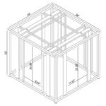 ADRI RECTANGULAR GLASS TOP SIDE END TABLE MATTE BRASS - Image 7