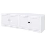 LAUGHLIN 3-PIECE ENTERTAINMENT CENTER TV STAND WHITE - Image 7