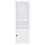 LAUGHLIN 3-PIECE ENTERTAINMENT CENTER TV STAND WHITE - Image 12