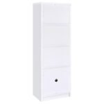 LAUGHLIN 3-PIECE ENTERTAINMENT CENTER TV STAND WHITE - Image 15