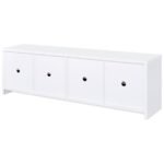 LAUGHLIN 4-DOOR ENGINEERED WOOD 78-INCH TV STAND WHITE - Image 9
