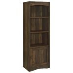 LAUGHLIN 3-PIECE ENTERTAINMENT CENTER TV STAND DARK PINE - Image 9