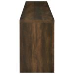 LAUGHLIN 4-DOOR ENGINEERED WOOD 78-INCH TV STAND DARK PINE - Image 6