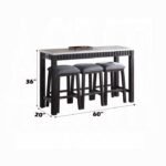 Necalli 4PC Pack Counter Height Table Set - Image 2