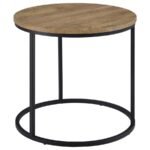 LAINEY ROUND OCCASIONAL SIDE END TABLE MANGO