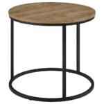 LAINEY ROUND OCCASIONAL SIDE END TABLE MANGO - Image 7