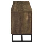 MYLES 2-DOOR ENGINEERED WOOD 60-INCH TV STAND RUSTIC OAK - Image 6