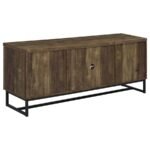 MYLES 2-DOOR ENGINEERED WOOD 60-INCH TV STAND RUSTIC OAK - Image 7