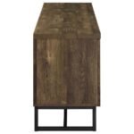 MYLES 2-DOOR ENGINEERED WOOD 60-INCH TV STAND RUSTIC OAK - Image 9