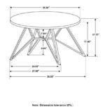 HADI ROUND SMARTTOP COFFEE TABLE CEMENT AND GUNMETAL - Image 6