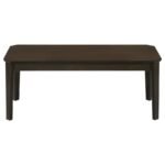 AMARO 3-PIECE COFFEE AND END TABLE SET DARK BROWN - Image 4