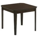 AMARO 3-PIECE COFFEE AND END TABLE SET DARK BROWN - Image 7