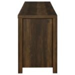 MADRA 2-DOOR ENGINEERED WOOD 79-INCH TV STAND DARK PINE - Image 7
