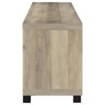 SACHIN 3-PIECE 79-INCH TV ENTERTAINMENT CENTER ANTIQUE PINE - Image 14