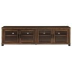 SACHIN 3-PIECE 79-INCH TV ENTERTAINMENT CENTER DARK PINE - Image 10