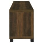 SACHIN 4-DOOR ENGINEERED WOOD 79-INCH TV STAND DARK PINE - Image 6