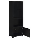 JUPITER 3-PIECE ENTERTAINMENT CENTER 79-INCH TV STAND BLACK - Image 4