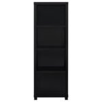 JUPITER 3-PIECE ENTERTAINMENT CENTER 79-INCH TV STAND BLACK - Image 5