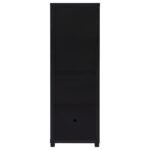 JUPITER 3-PIECE ENTERTAINMENT CENTER 79-INCH TV STAND BLACK - Image 8
