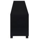 JUPITER 4-DOOR ENGINEERED WOOD 79-INCH TV STAND BLACK - Image 5