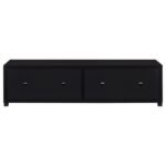 JUPITER 4-DOOR ENGINEERED WOOD 79-INCH TV STAND BLACK - Image 6