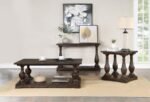 WALDEN RECTANGULAR WOOD SIDE END TABLE COFFEE BROWN - Image 7