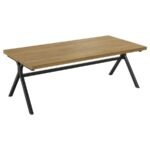 COLMAR 3-PIECE ENGINEERED WOOD COFFEE TABLE SET GOLDEN OAK - Image 3