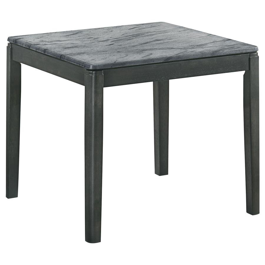 753517_02x900.jpg MOZZI SQUARE FAUX MARBLE SIDE END TABLE GREY AND BLACK - Image 1