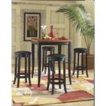 764-29S PUB STOOL W/ LEATHER CUSHION - Image 2