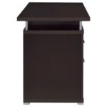 TRACY 55-INCH 2-DRAWER OFFICE COMPUTER DESK CAPPUCCINO - Image 8