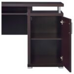 TRACY 55-INCH 2-DRAWER OFFICE COMPUTER DESK CAPPUCCINO - Image 9