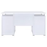 TRACY 55-INCH 2-DRAWER OFFICE COMPUTER DESK WHITE - Image 7