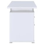 TRACY 55-INCH 2-DRAWER OFFICE COMPUTER DESK WHITE - Image 8