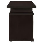 IRVING 47-INCH 2-DRAWER OFFICE COMPUTER DESK CAPPUCCINO - Image 10