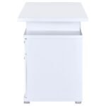 IRVING 47-INCH 2-DRAWER OFFICE COMPUTER DESK WHITE - Image 7
