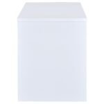 IRVING 47-INCH 2-DRAWER OFFICE COMPUTER DESK WHITE - Image 10