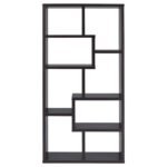 THEO 71-INCH 6-SHELF BOOKSHELF CAPPUCCINO - Image 3